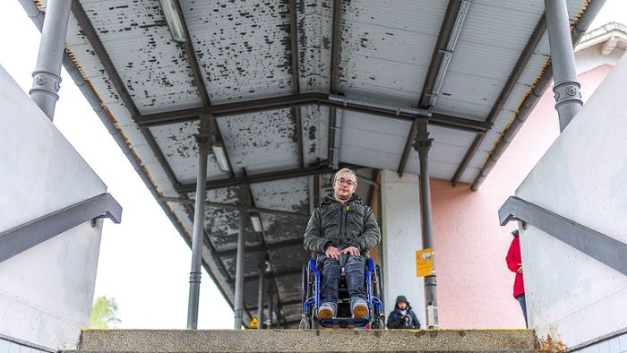 Bahnhof in Münchberg braucht Umbau: Menschen mit Handicap haben dort Probleme